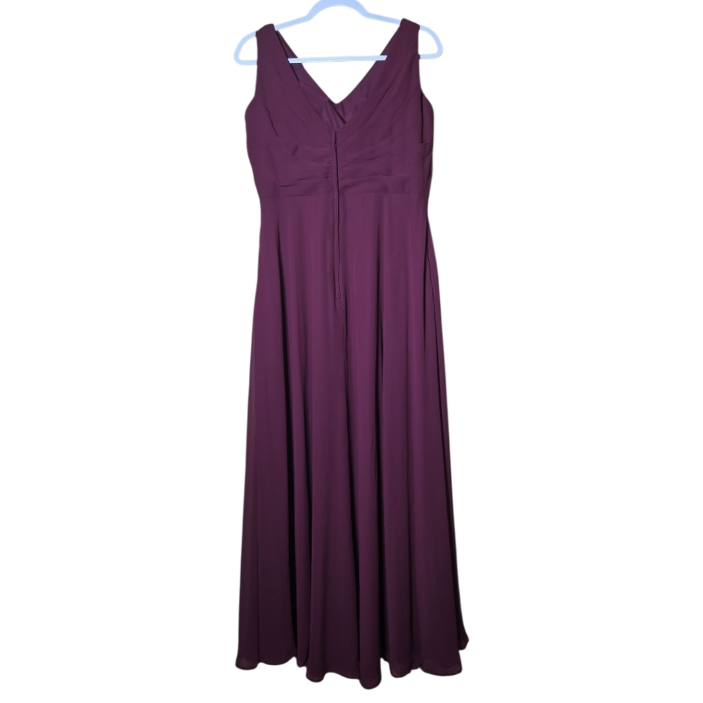 NWT Kennedy Blue Kristen Dress In Bordeaux Size 12 - Picture 4 of 8